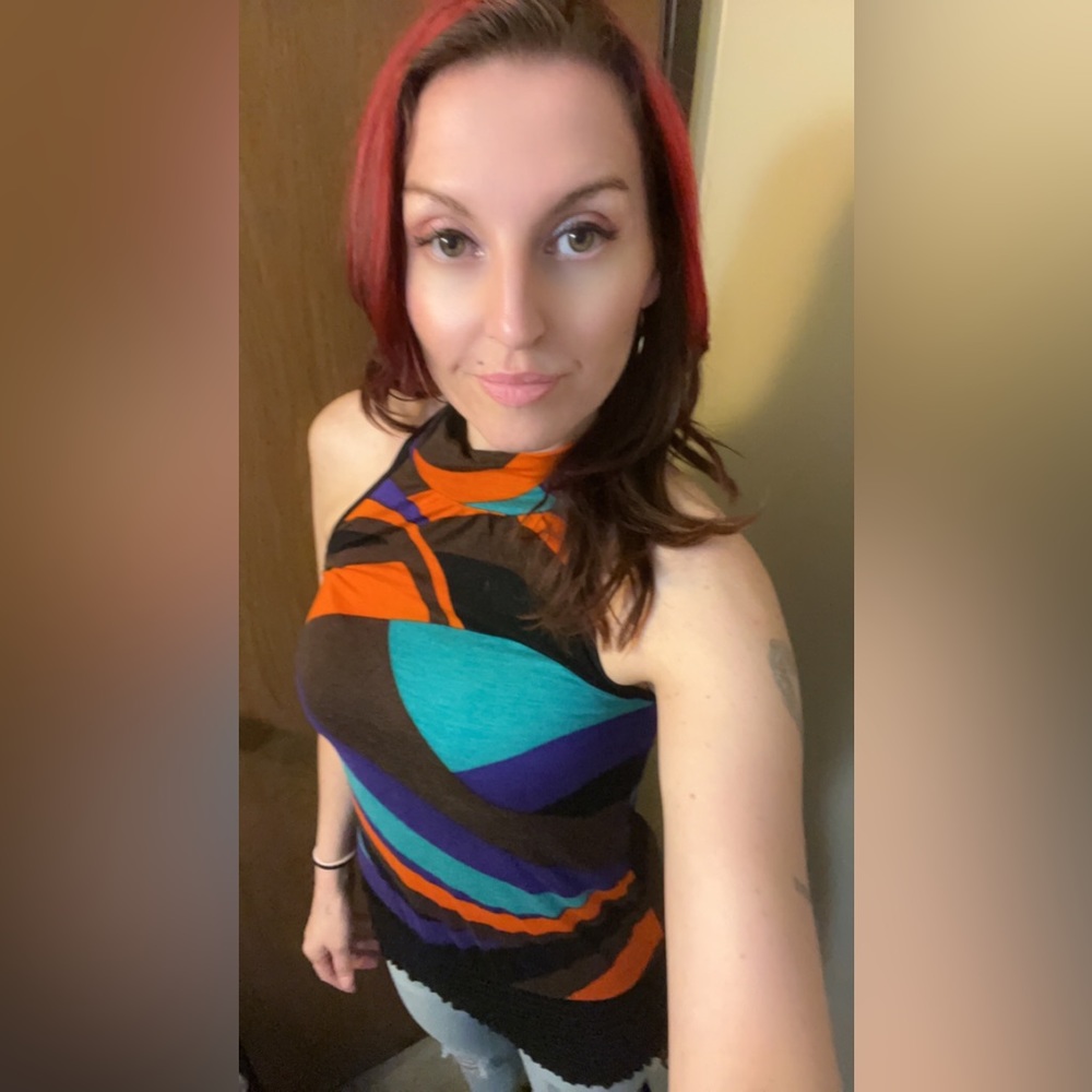 Wet seal sleeveless turtleneck